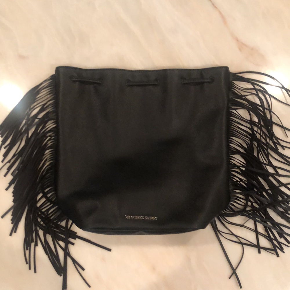 Victoria’s Secret Backpack Black Tassles